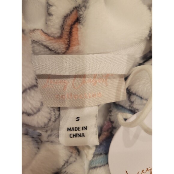 NWT HSN Lacey Chabert Kid's "Mommy+Me" Printed Short Robe Unicorns Kid Small - Picture 7 of 11